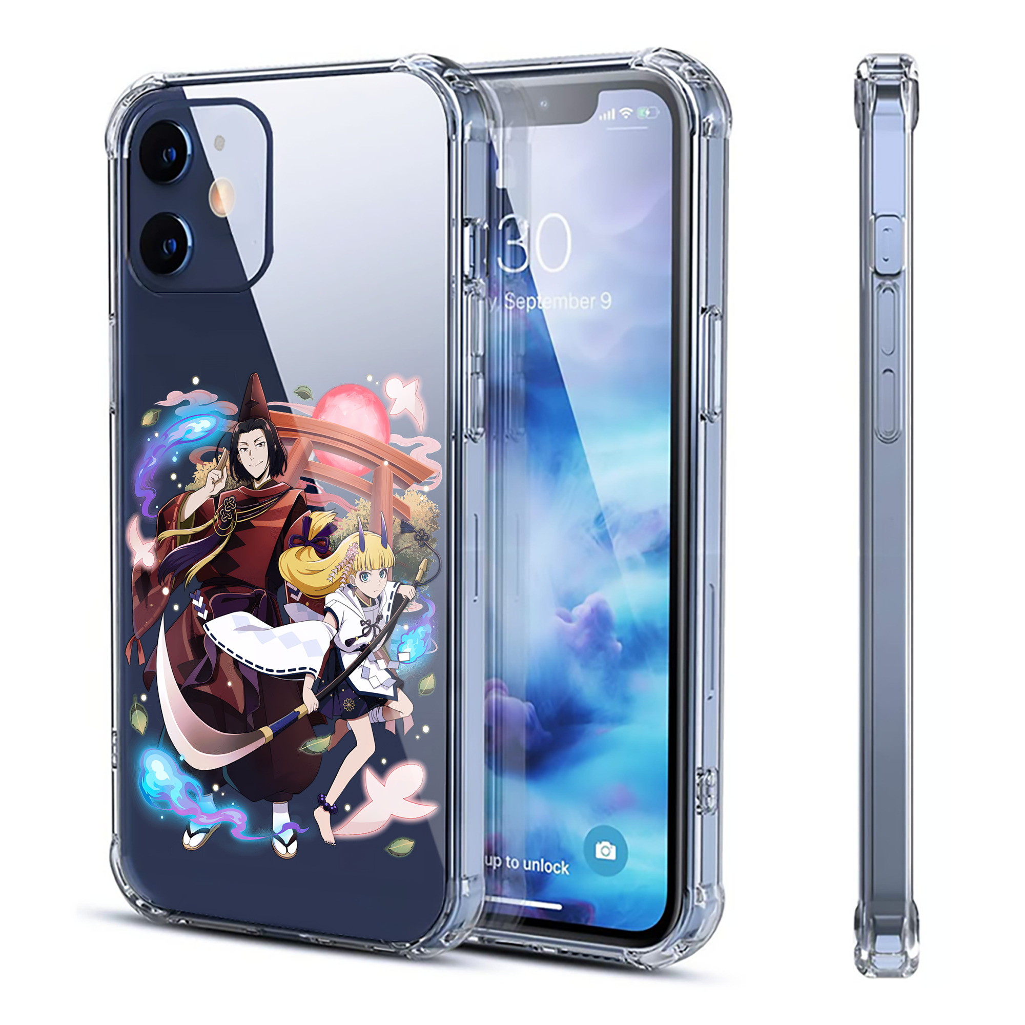 （画像用） 文豪ストレイドッグス Bungo Stray Dogs 【iPhone 12シリーズ対応】透明スマホケース（クリアソフトケース）